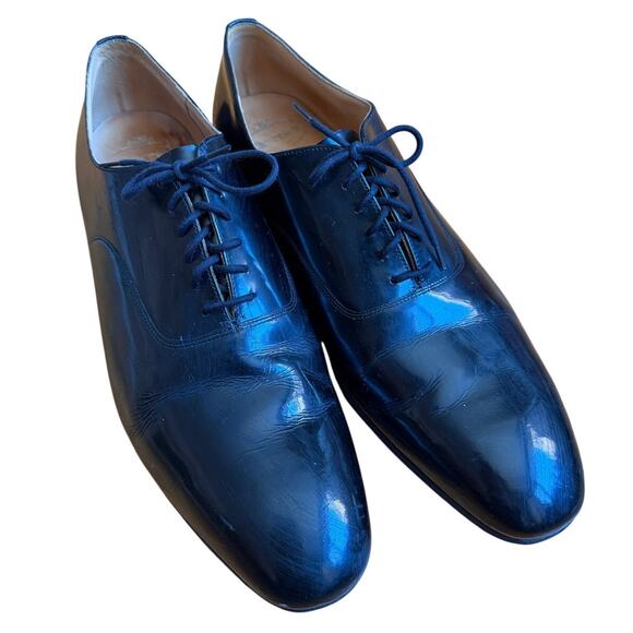 Church\'s Black Patent Leather Dubai Oxfords